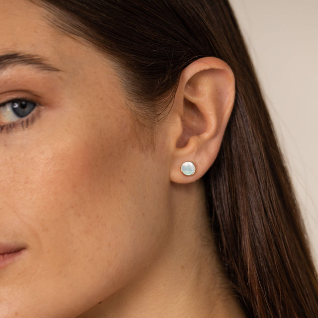White Gloss Earring