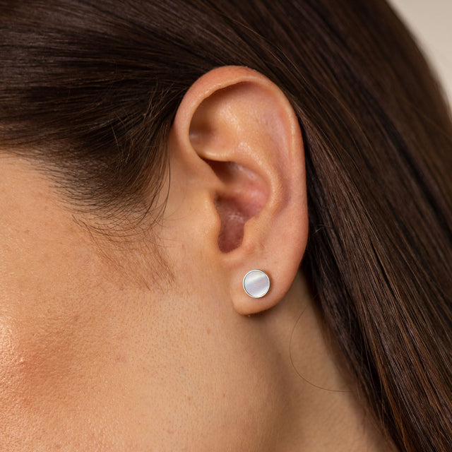 White Gloss Earring