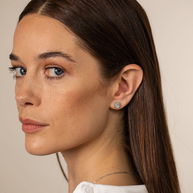 White Gloss Earring