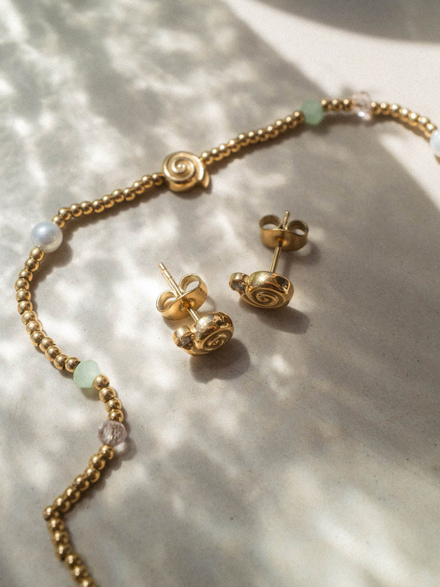 Sundial Shell Earring