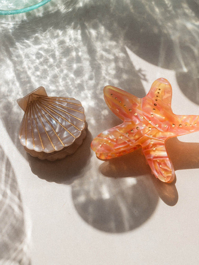 Barrette Beige Shell