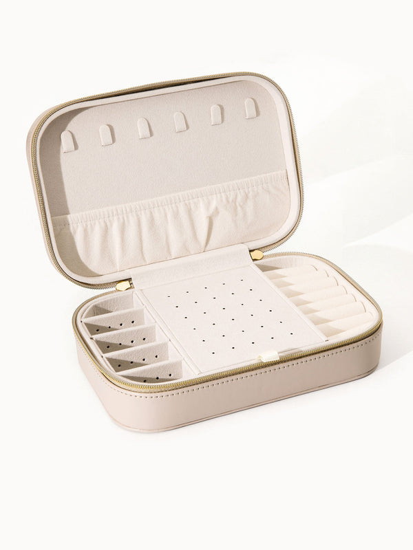 Boîte à Bijoux Premium Beige