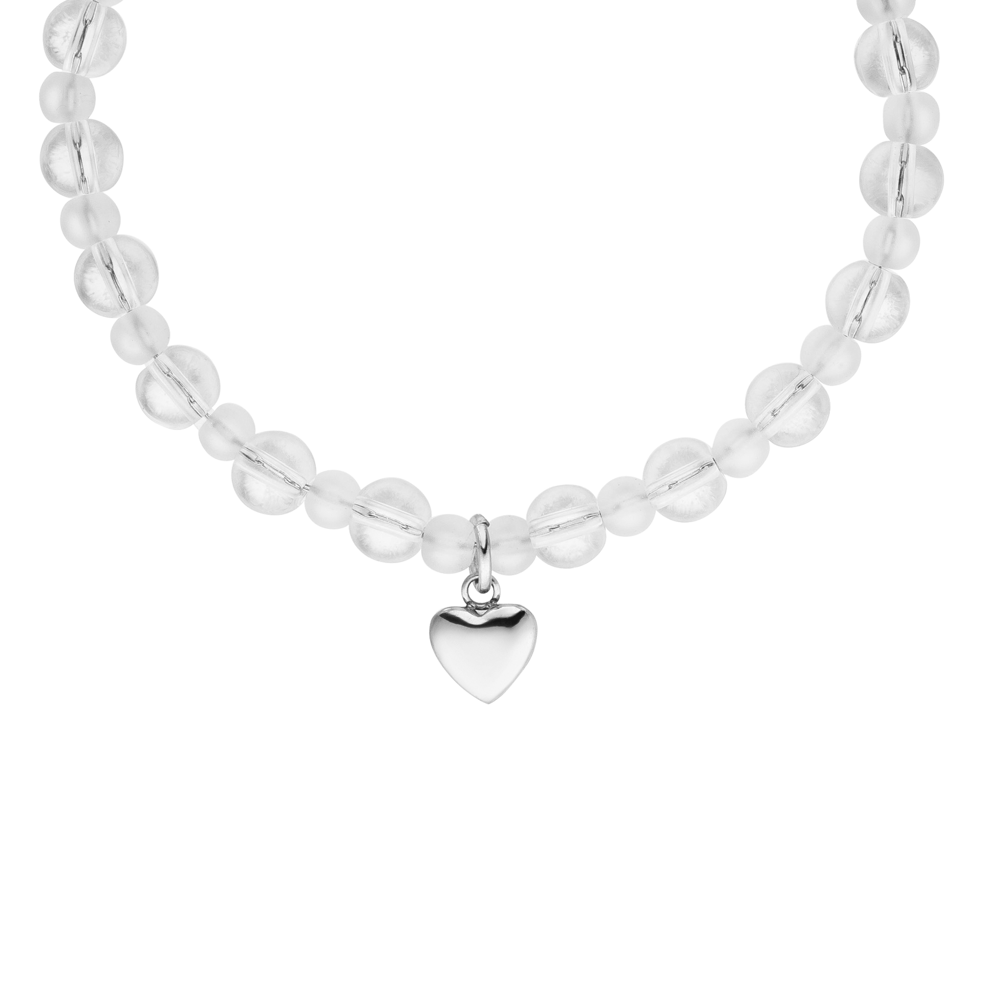 Bracelet White Heart