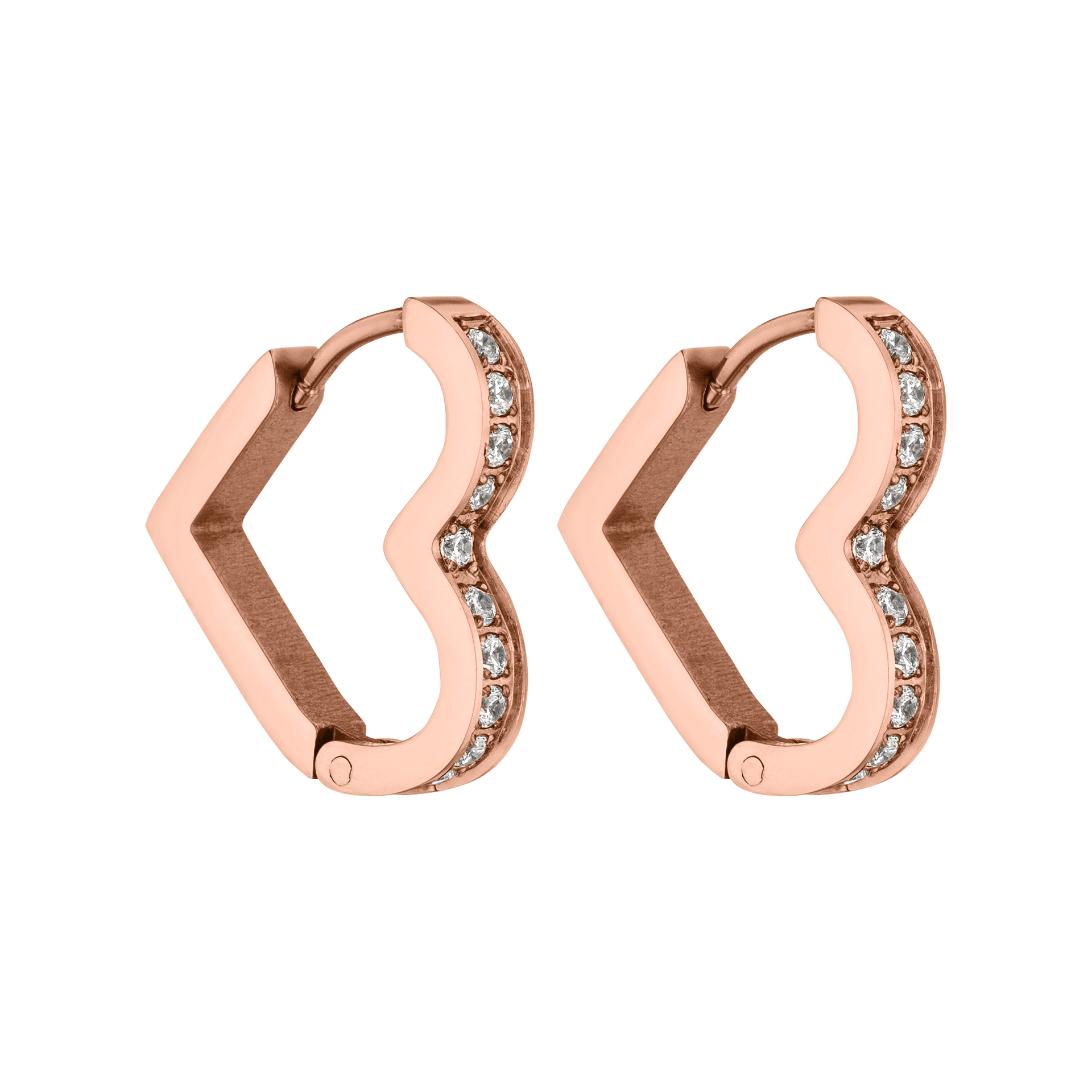 Glitter Heart Earring