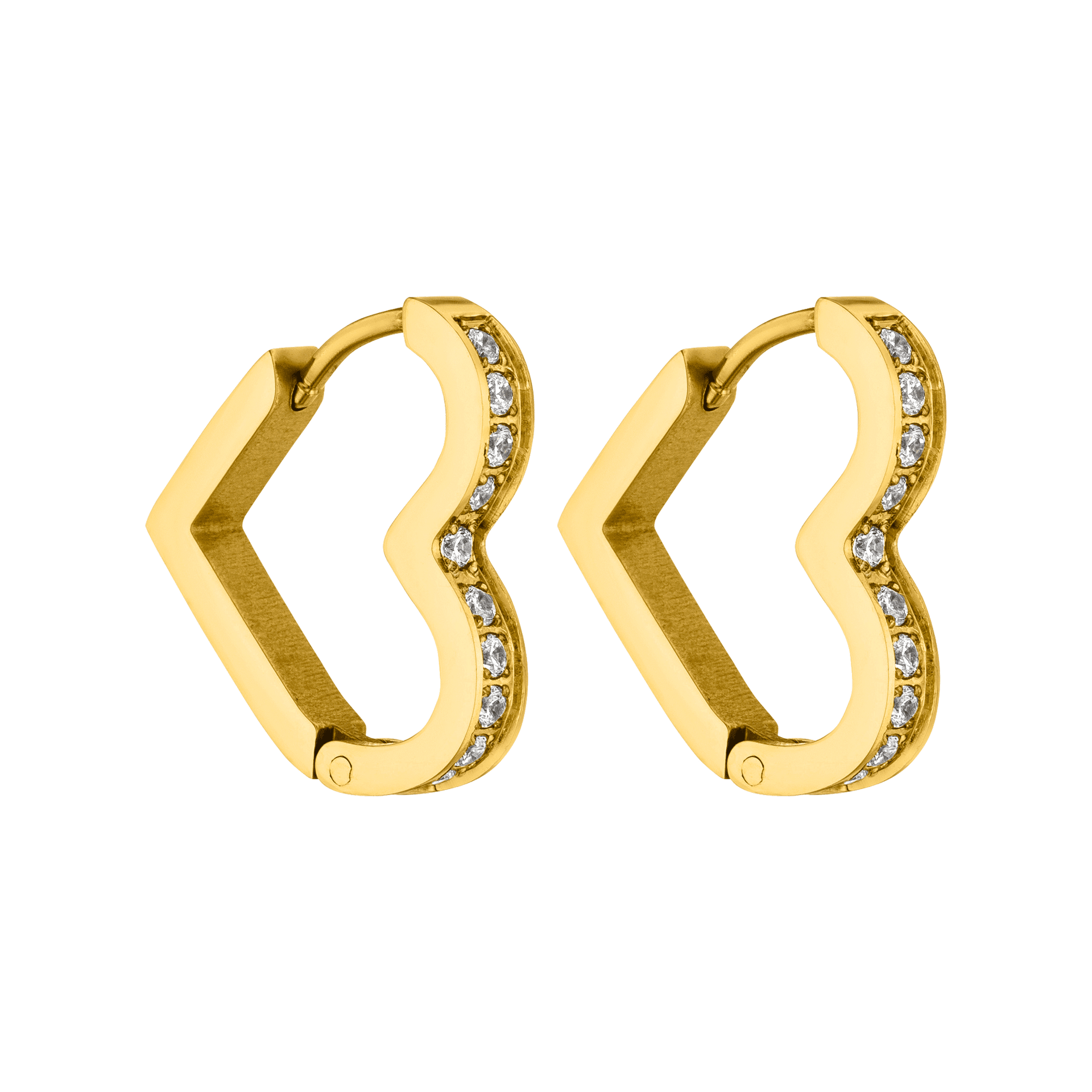 Glitter Heart Earring