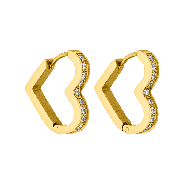 Glitter Heart Earring