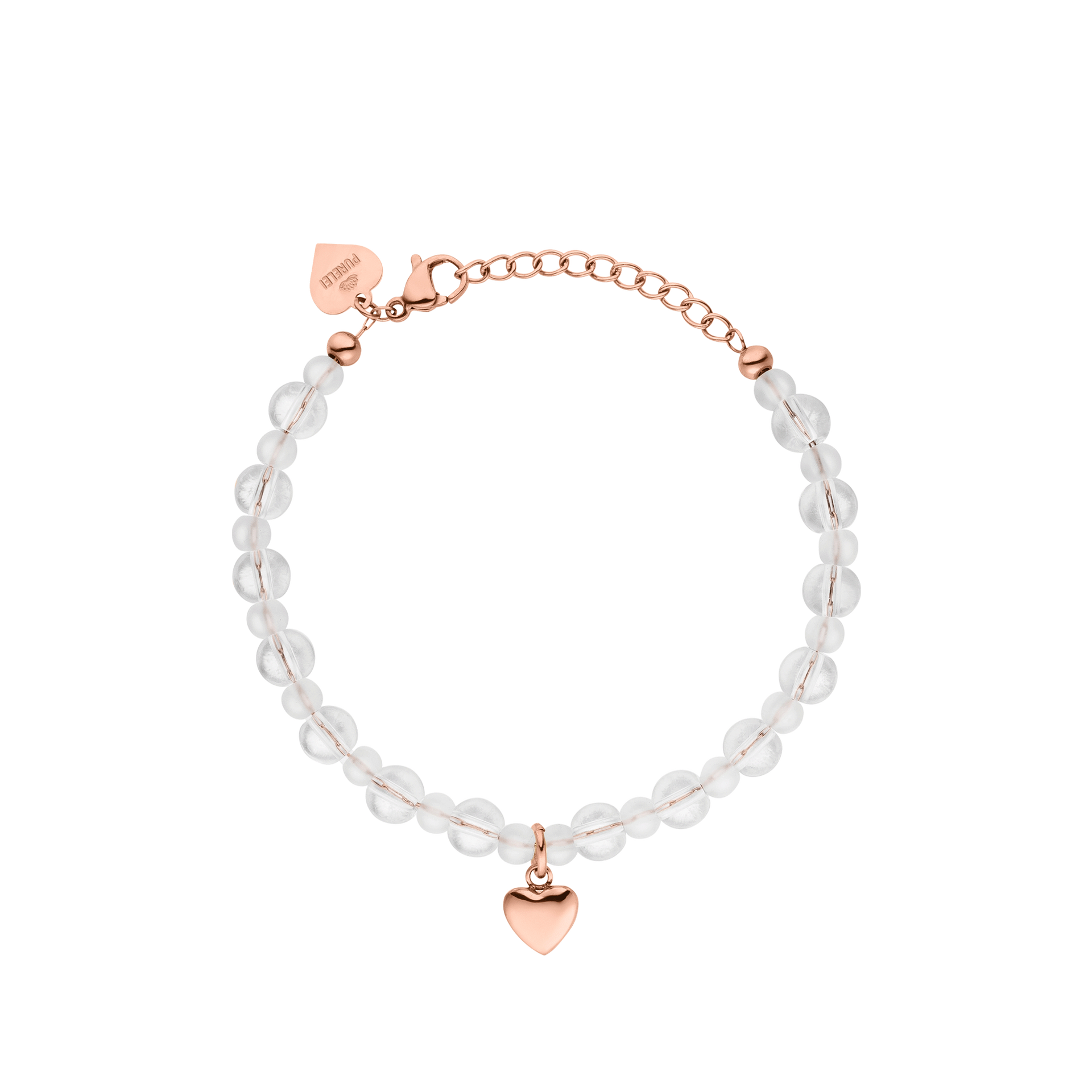 Bracelet White Heart