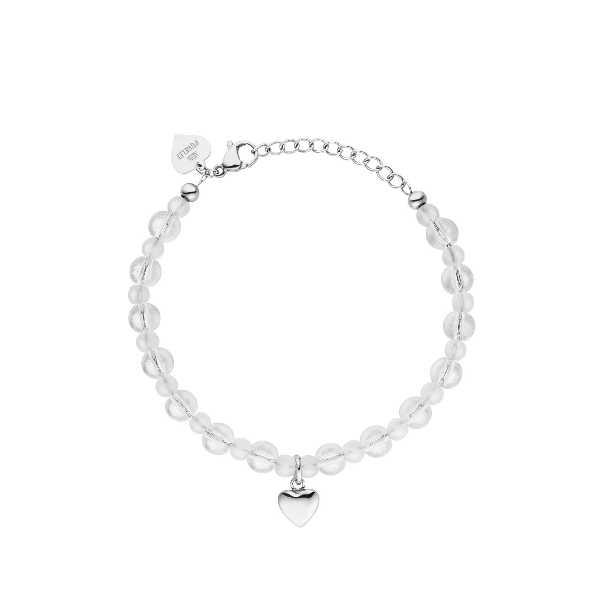Bracelet White Heart