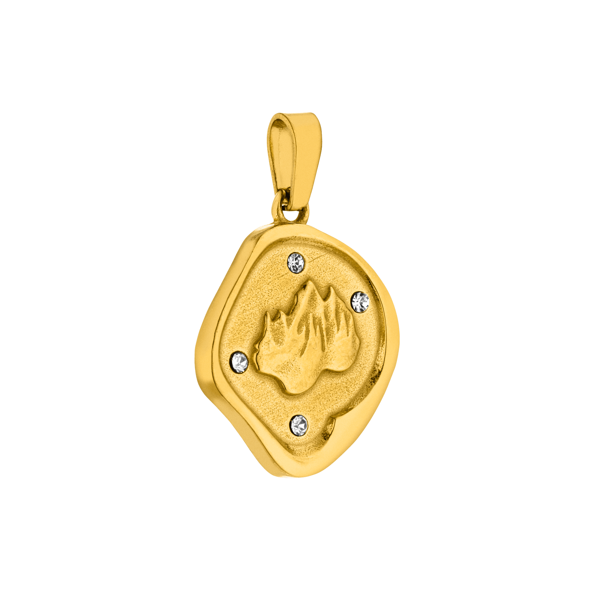 Volcano Coin Charm
