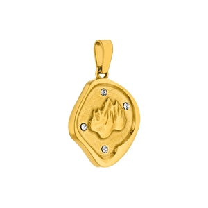 Volcano Coin Charm