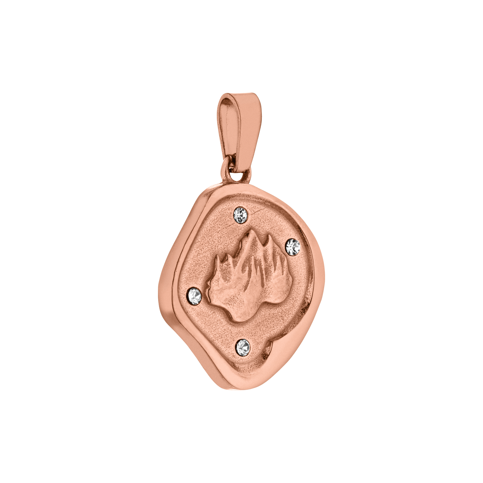 Volcano Coin Charm