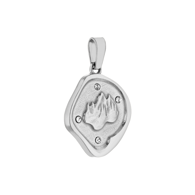 Volcano Coin Charm
