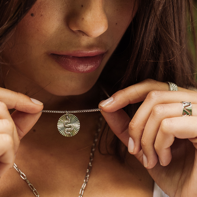 Collier Coin Snake