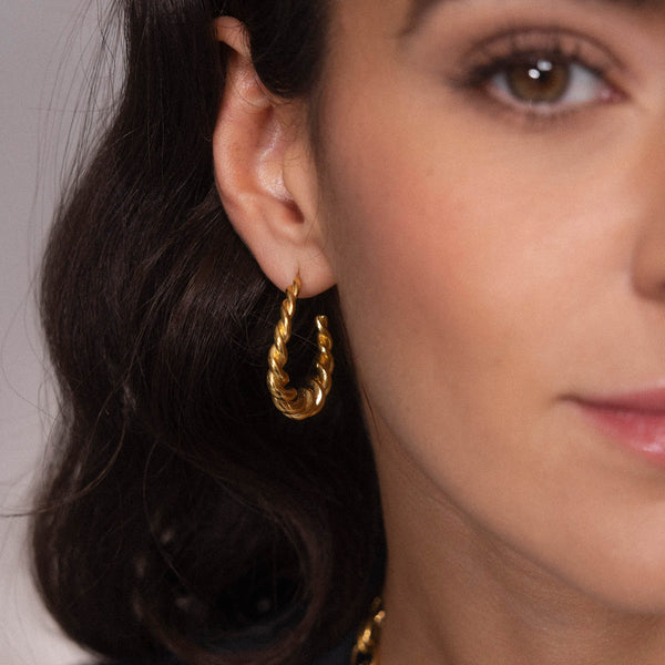 Boucles d'Oreilles Twisted