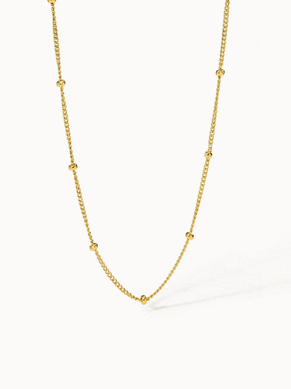 PURELEI Li’ili’i Kette feingliedrig in 18K Gold, eleganter Basic-Schmuck für zeitlose Looks, nickelfrei und vielseitig.