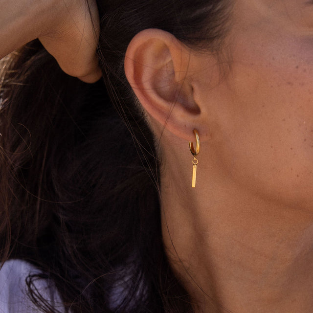 Huli Hoop Earring