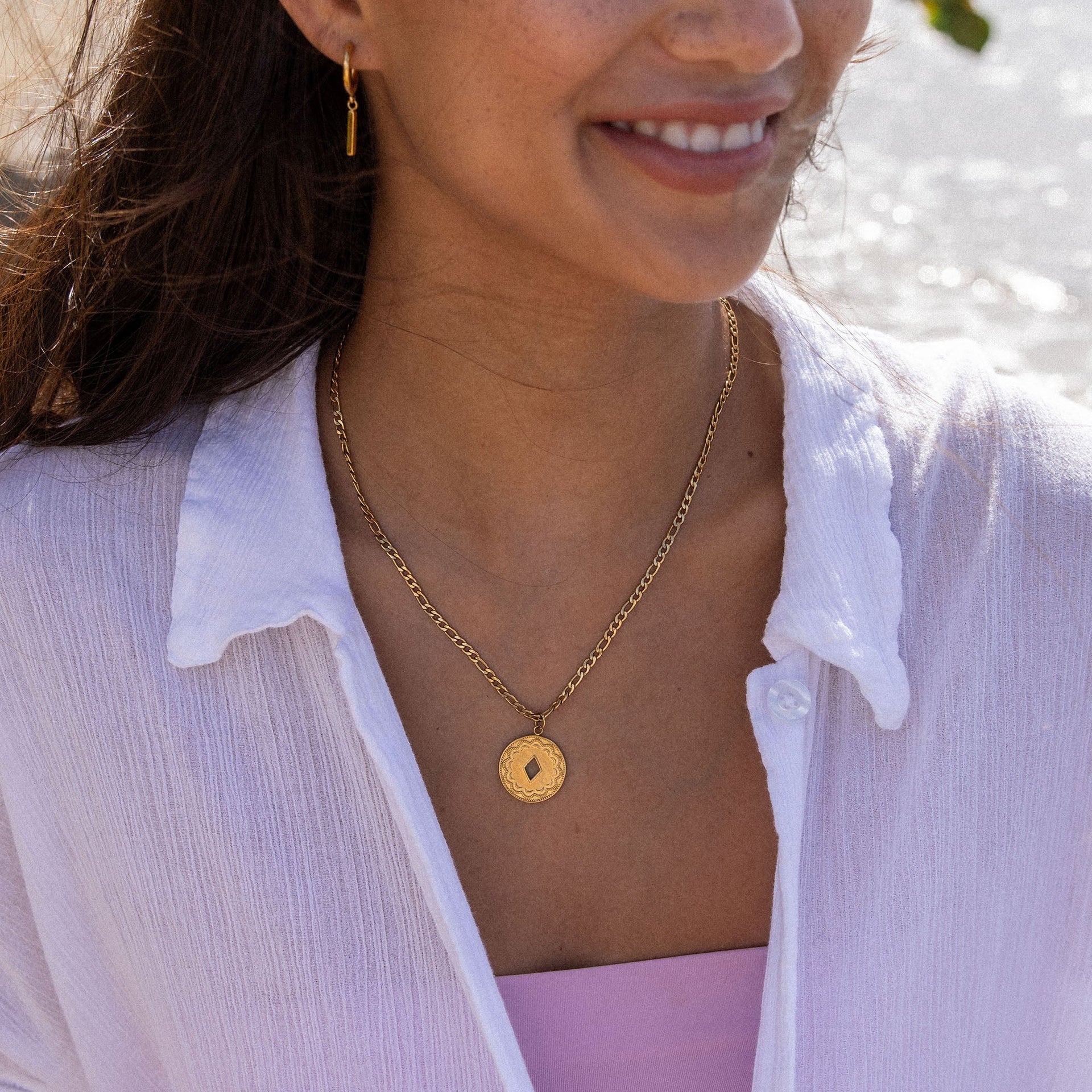Huli Hoop Earring
