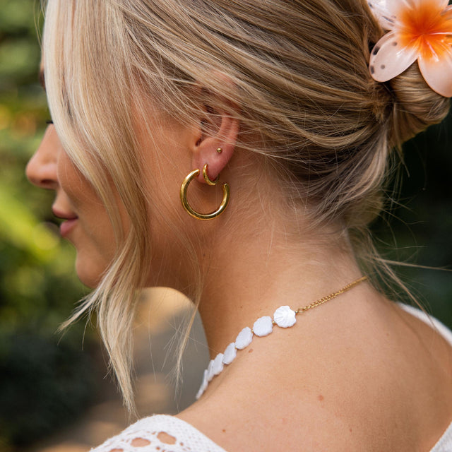 Kumu O Hoop Earring