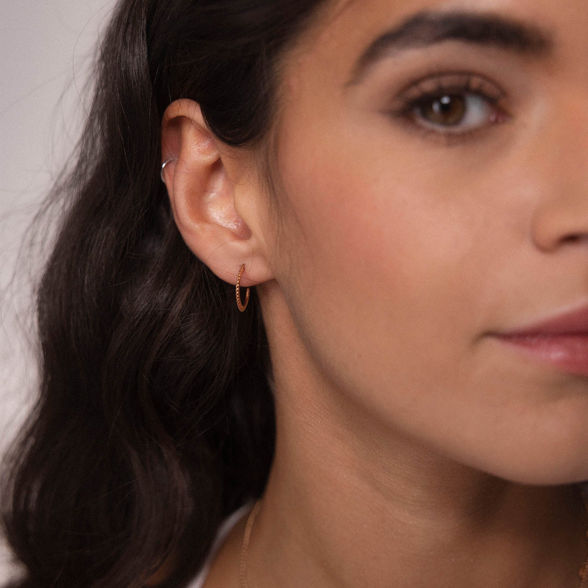 Boucle d'Oreille Hoop Olani