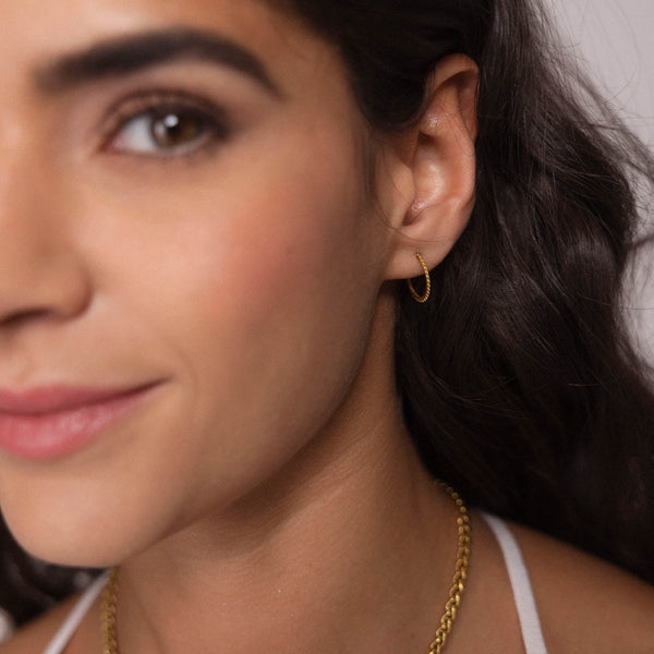 Boucle d'Oreille Hoop Olani