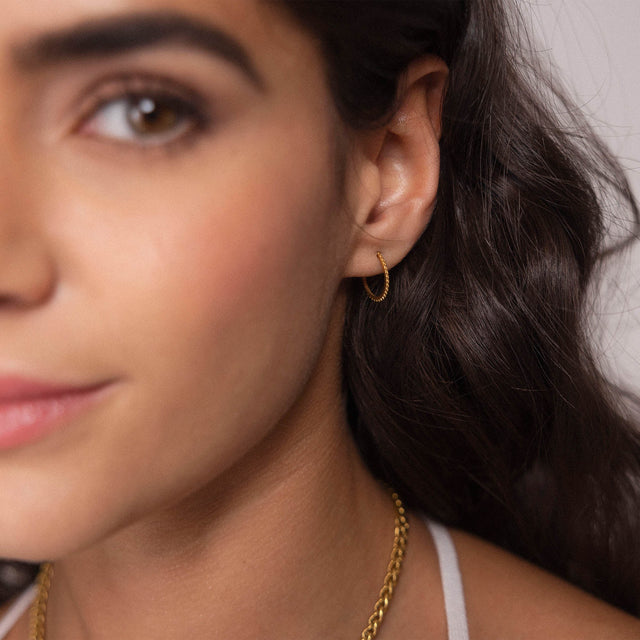 Boucle d'Oreille Hoop Olani