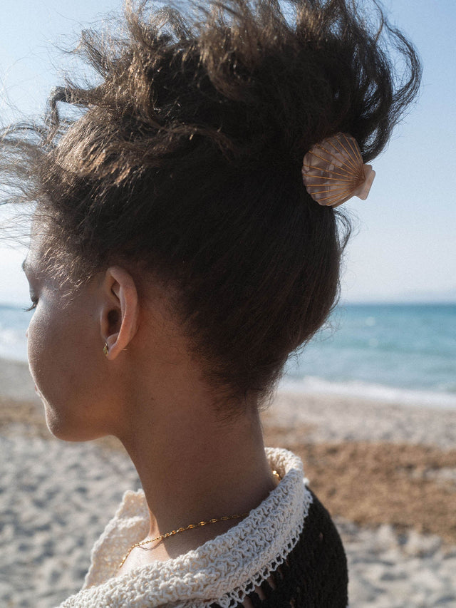 Barrette Beige Shell