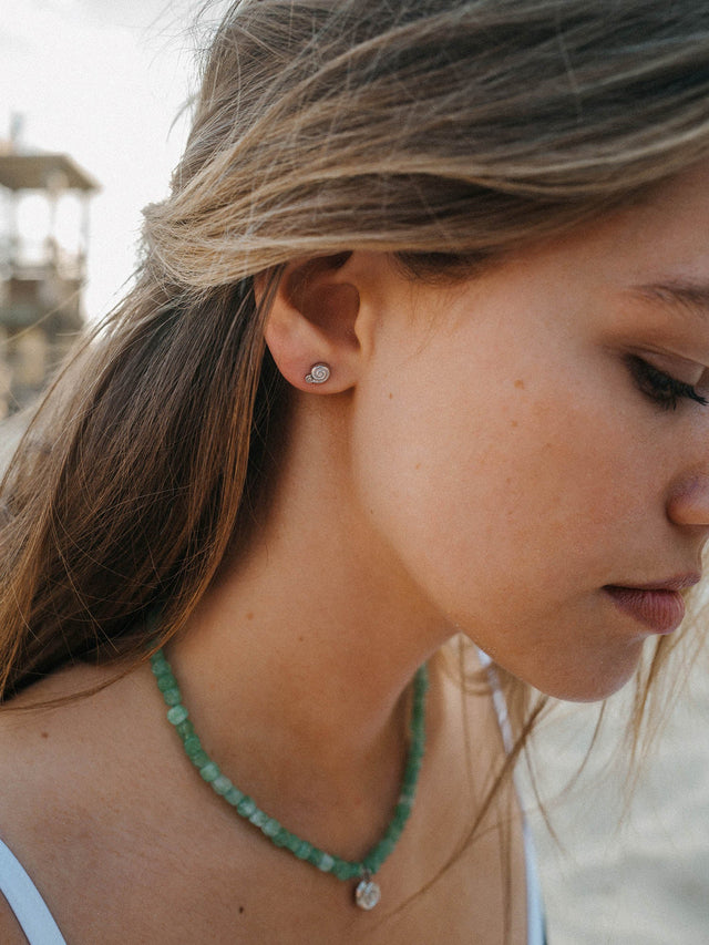 Sundial Shell Earring