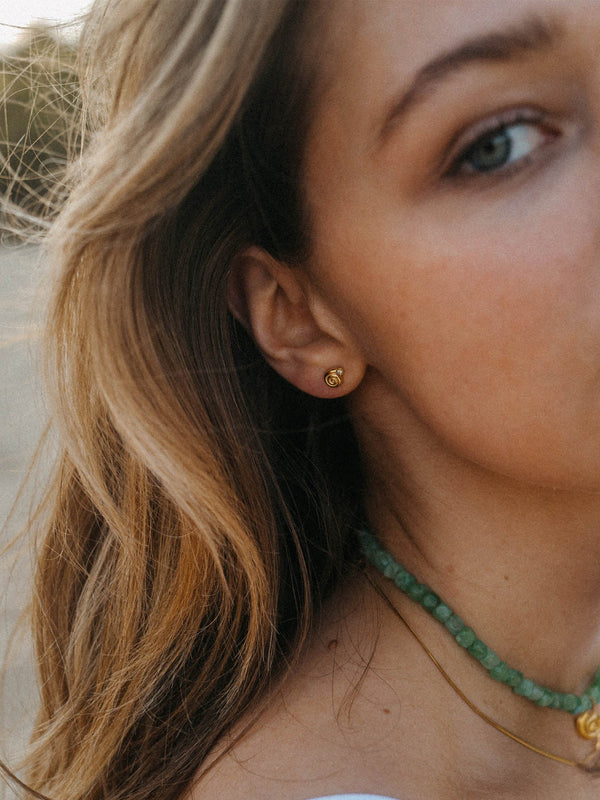 Sundial Shell Earring