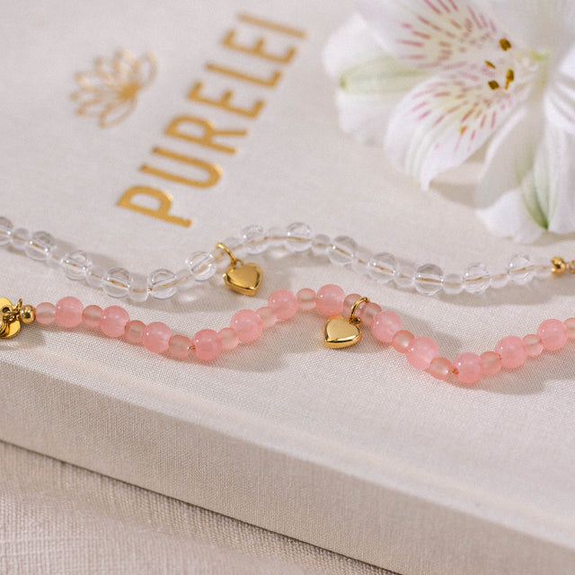 Bracelet White Heart