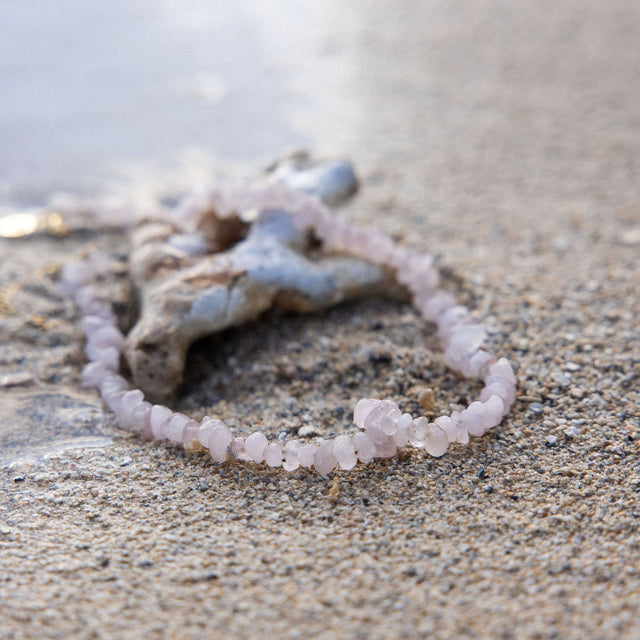 Collier Rose Quartz