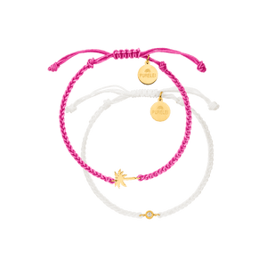 Set Bracelets Pink Island