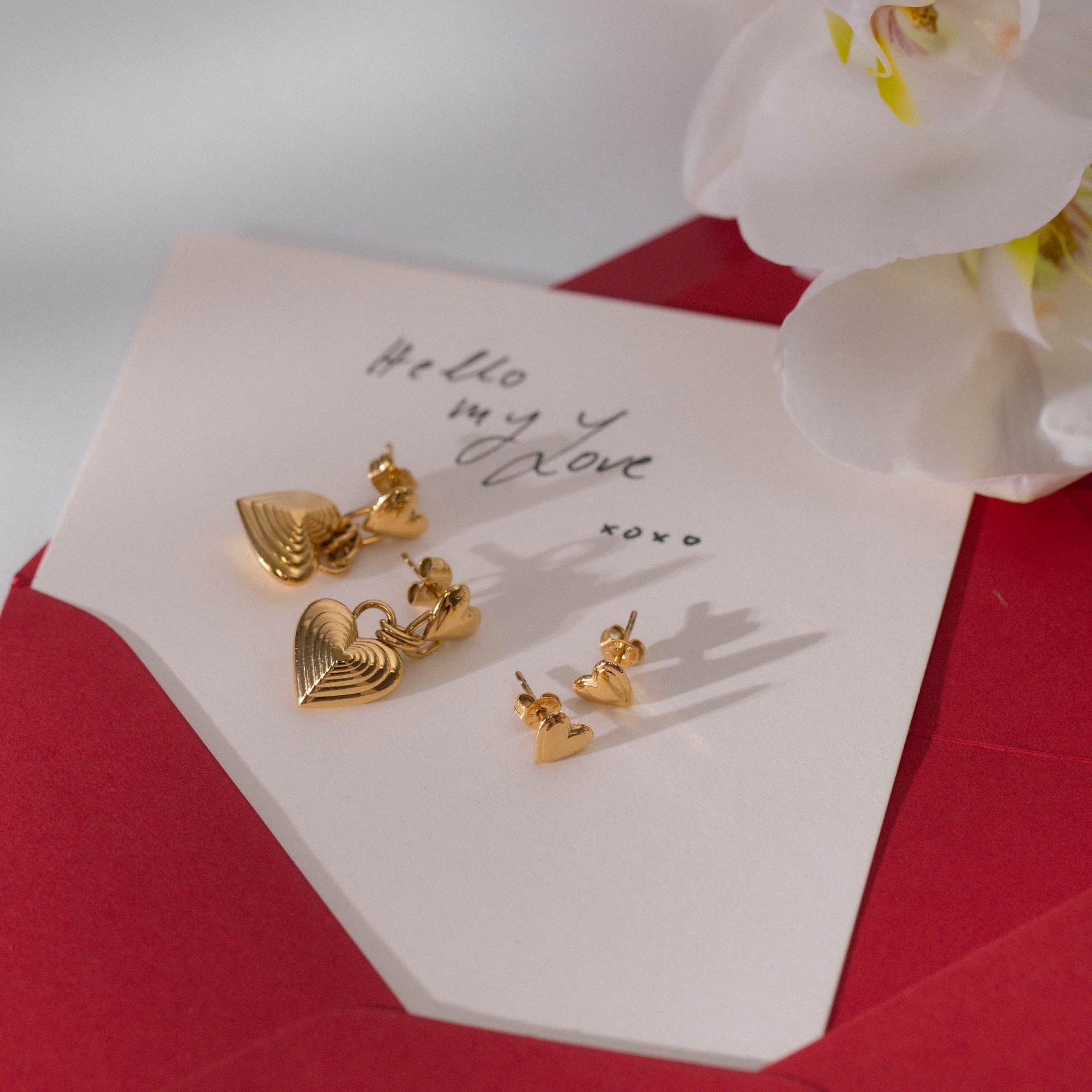 Boucles d'Oreilles Whispering Hearts