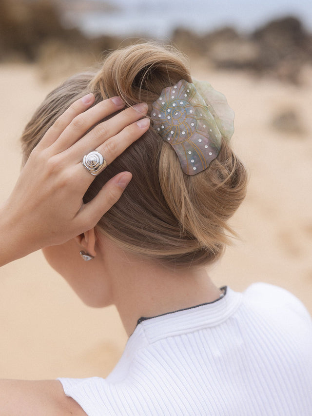 Barrette à cheveux Seafoam