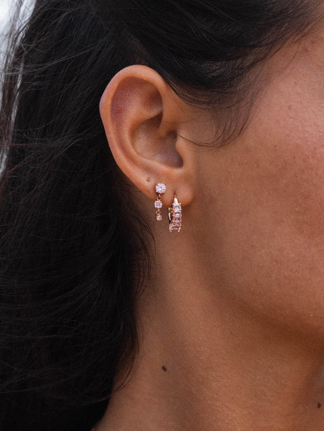 Boucle d'Oreille Pink Glamor