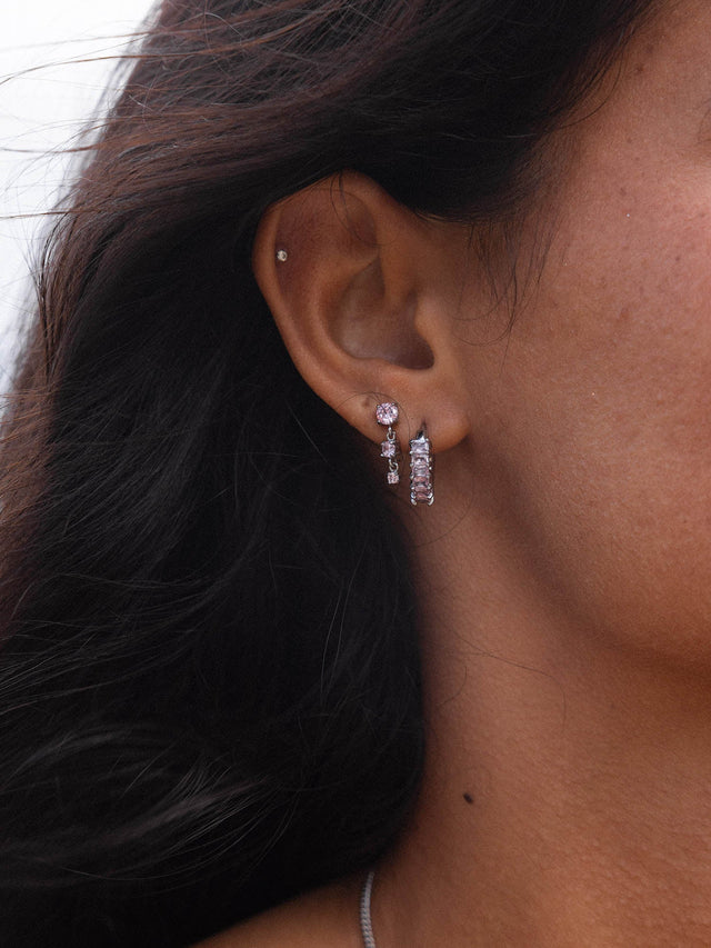 Boucle d'Oreille Pink Glamor