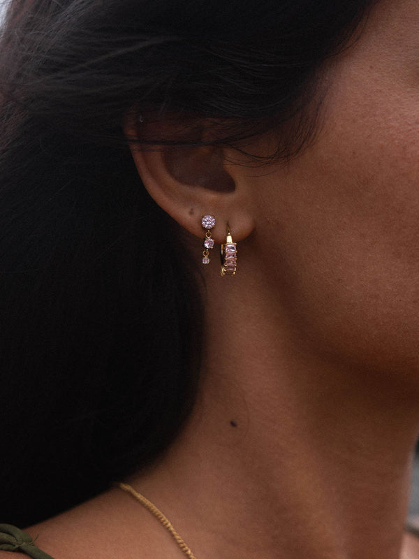 Boucle d'Oreille Pink Glamor
