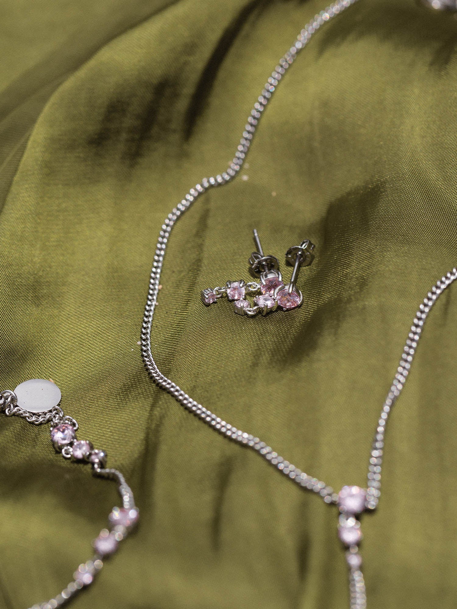 Boucle d'Oreille Pink Glamor