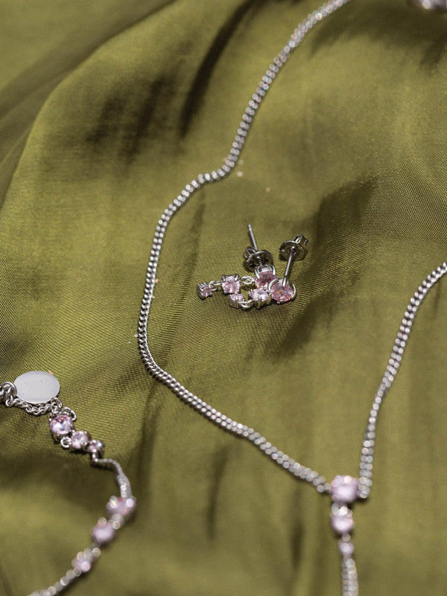 Boucle d'Oreille Pink Glamor
