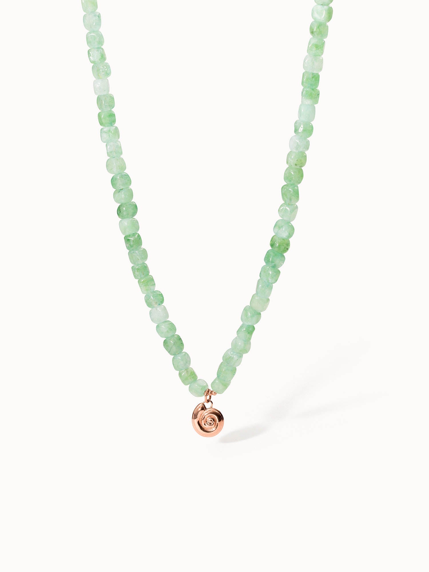 Collier Sundial Shell Jade