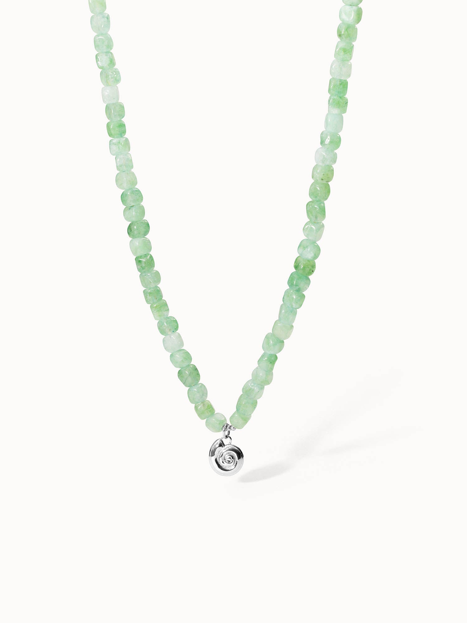 Collier Sundial Shell Jade