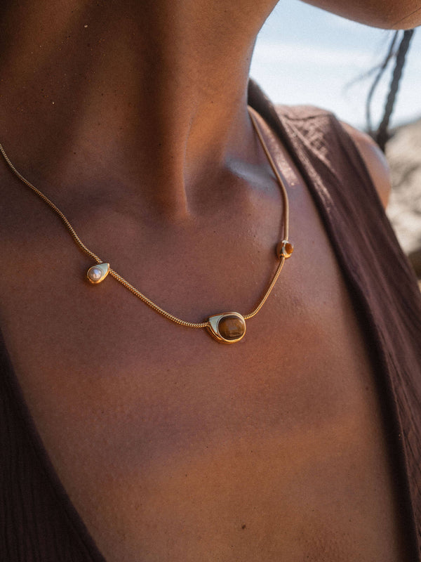 Collier Golden Gaze