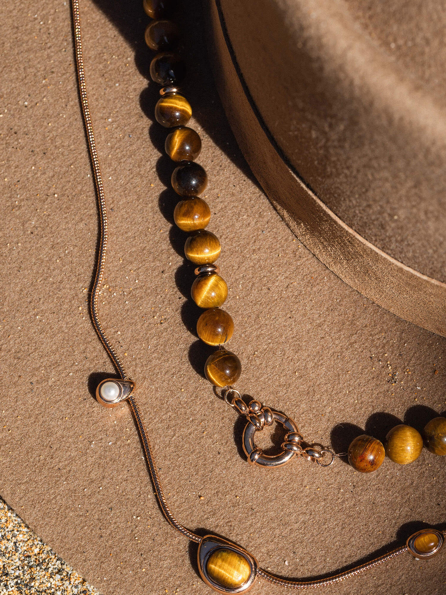 Collier Charms Tiger's Eye