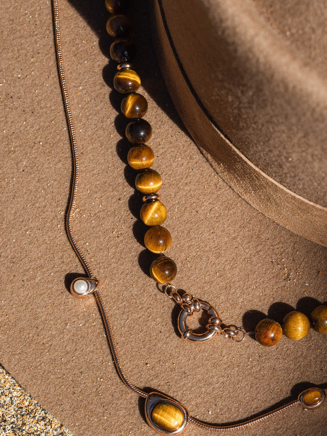 Collier Charms Tiger's Eye