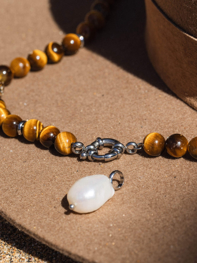 Collier Charms Tiger's Eye