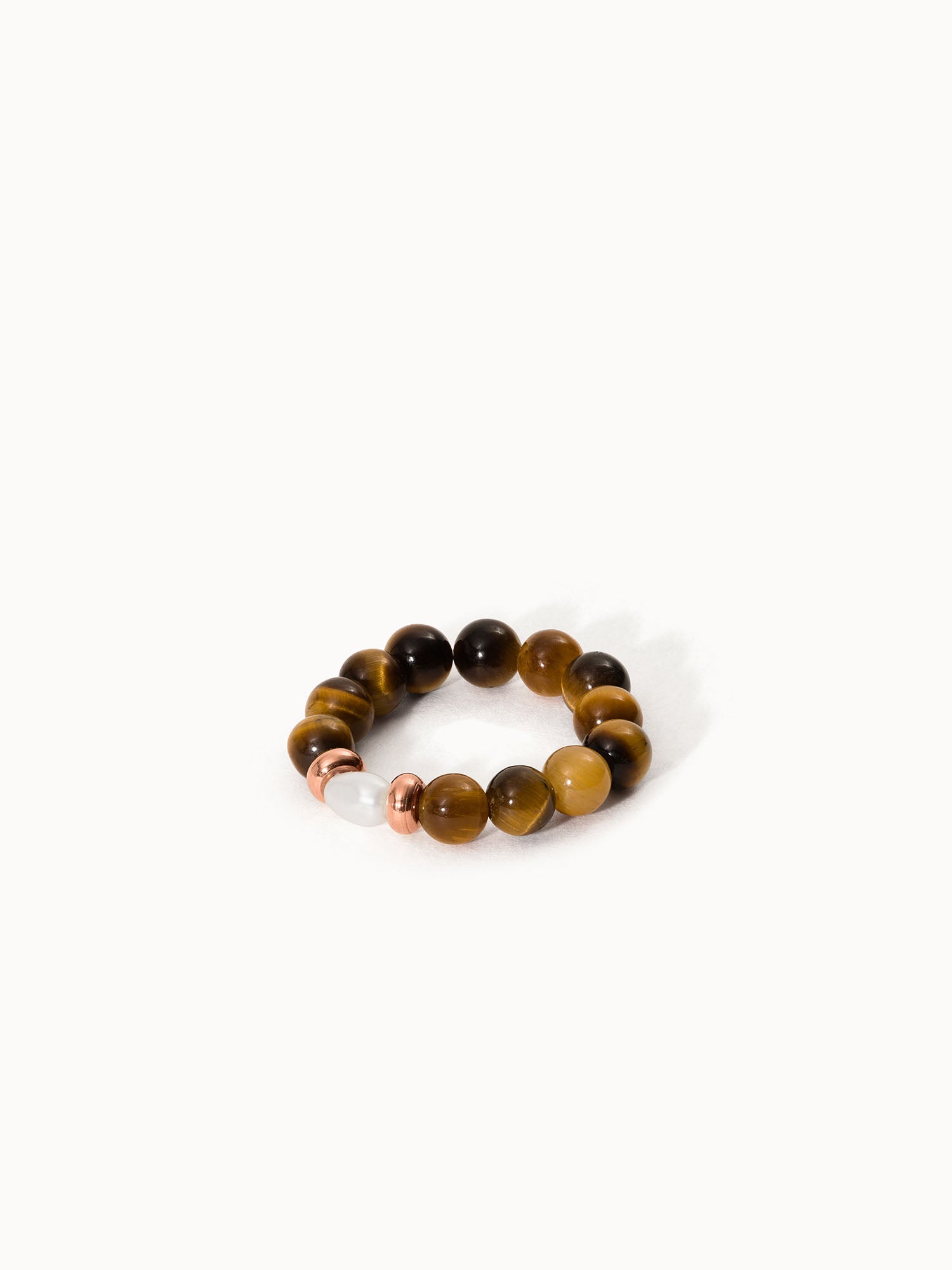 Bague Tiger's Eye Pearl