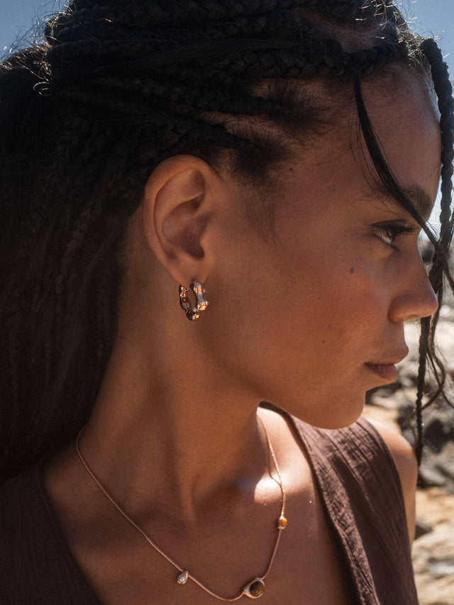 Boucles d'Oreilles Golden Gaze