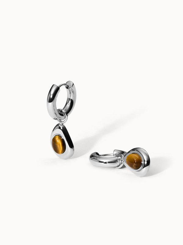 Boucles d'Oreilles Tiger's Eye