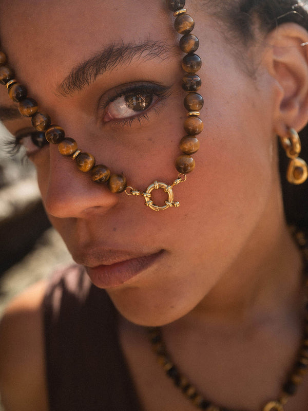 Collier Charms Tiger's Eye