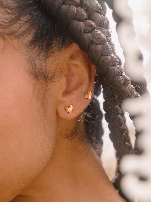 Tiny Heart Earring