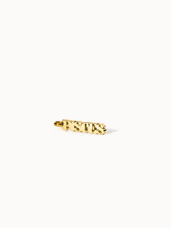 Charm Lettre Pisces